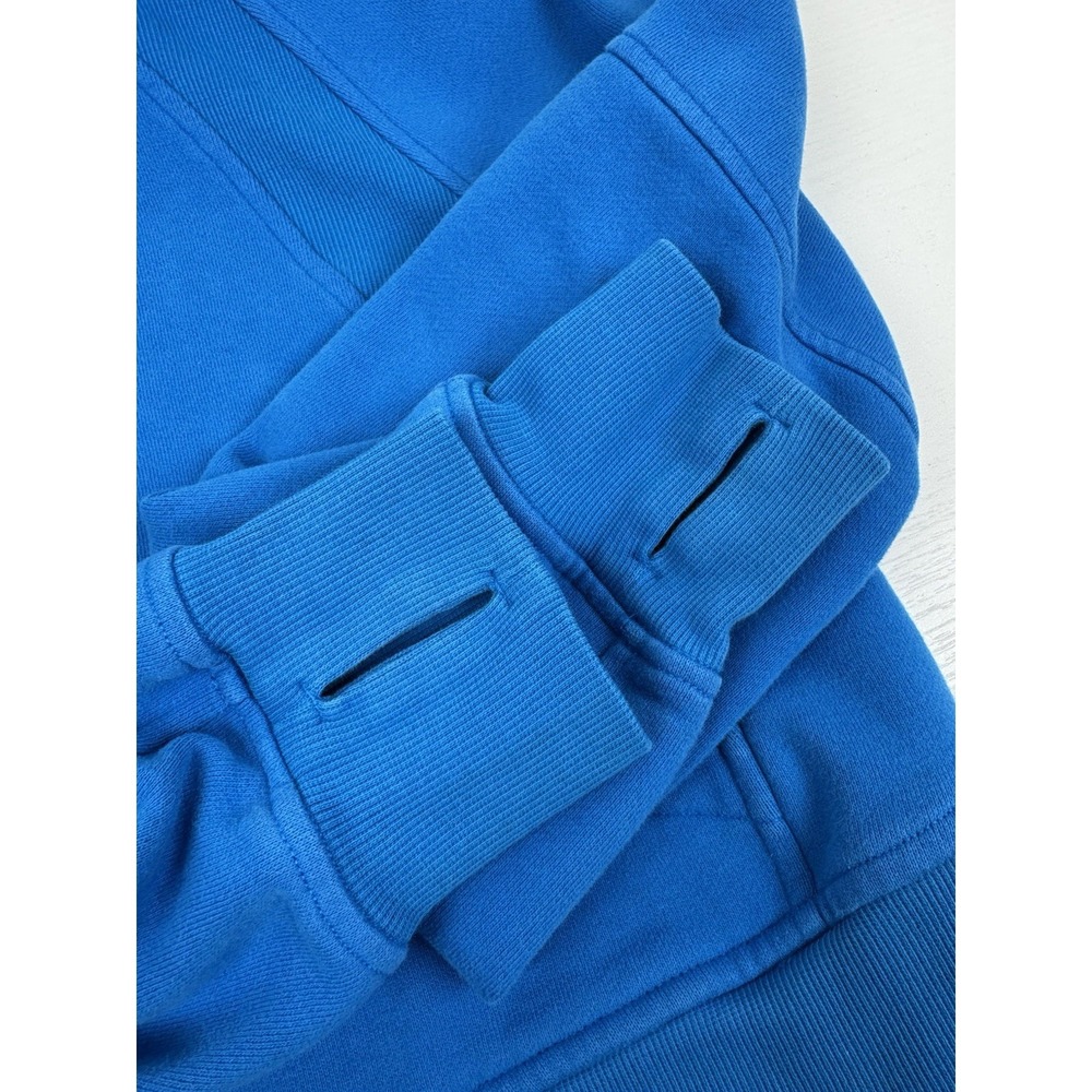Lululemon Women's Scuba Oversized Half Zip Cropped Hoodie size XS/S Blue Aqua - Picture 6 of 10
